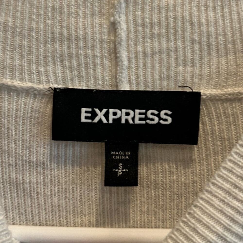 Express Ruffle Sleeve Sweater Top - Picture 4 of 5